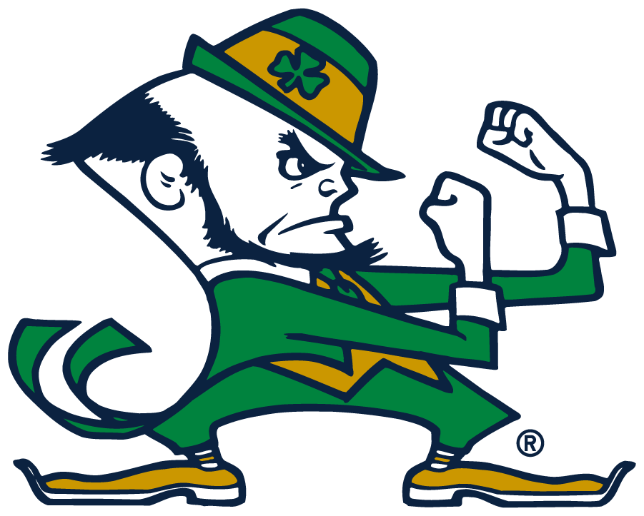 Notre Dame Fighting Irish 2015-Pres Secondary Logo v6 diy DTF decal sticker